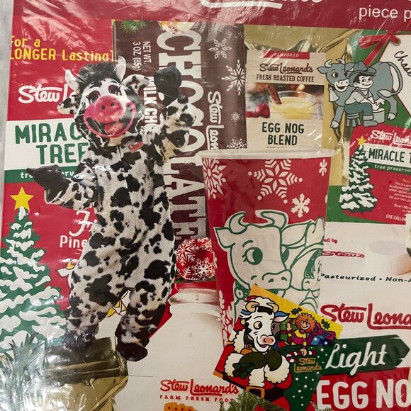 NIB Stew Leonard's Iconic Grocery 'Tis the Season X-MAS 1000 PC Puzzle SEALED - Picture 9 of 12